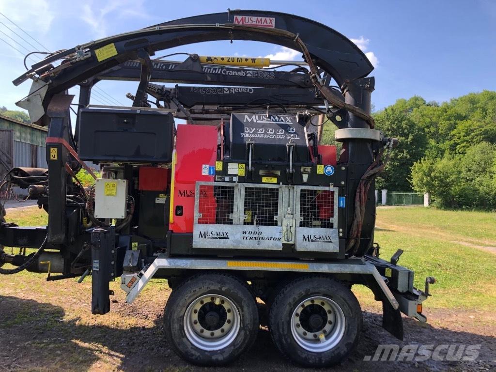 Mus-Max WT8XLZ Houtversnipperaars