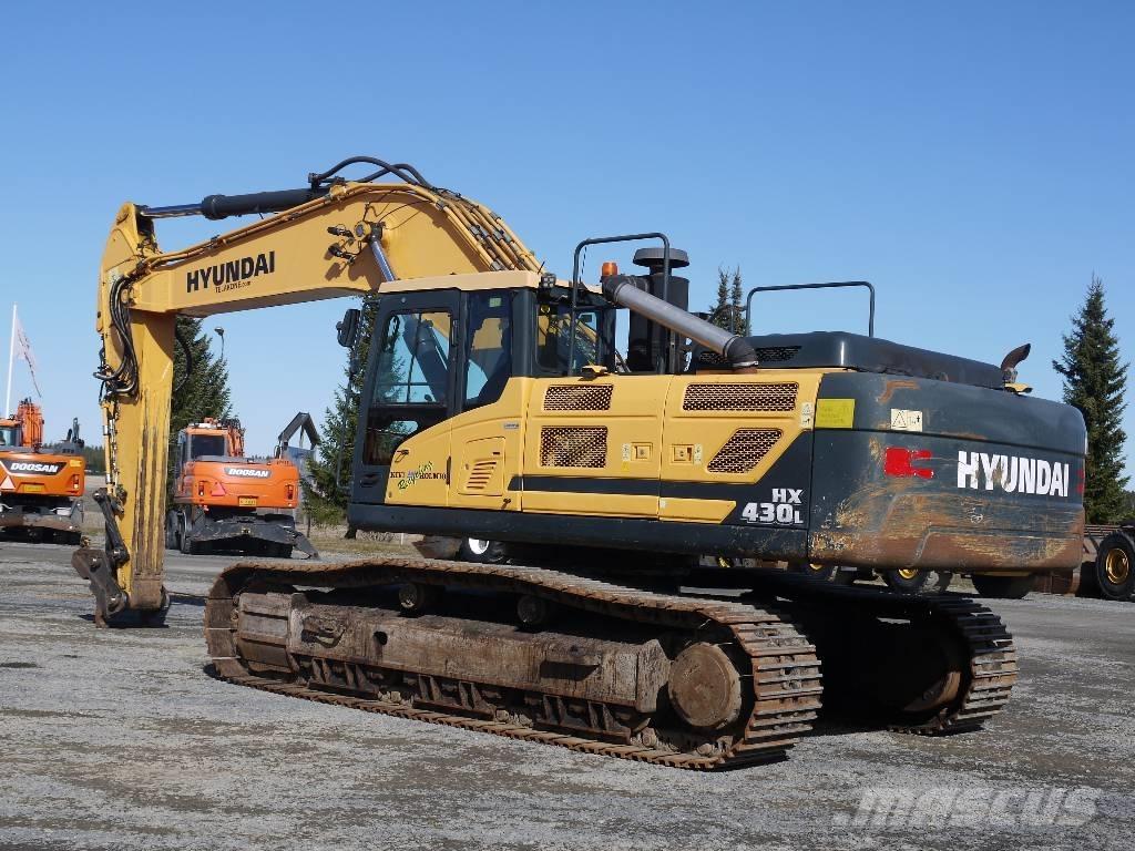 Hyundai HX 430 L Rupsgraafmachines