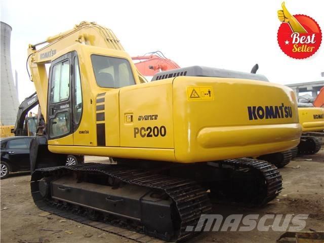 Komatsu PC 200 Rupsgraafmachines