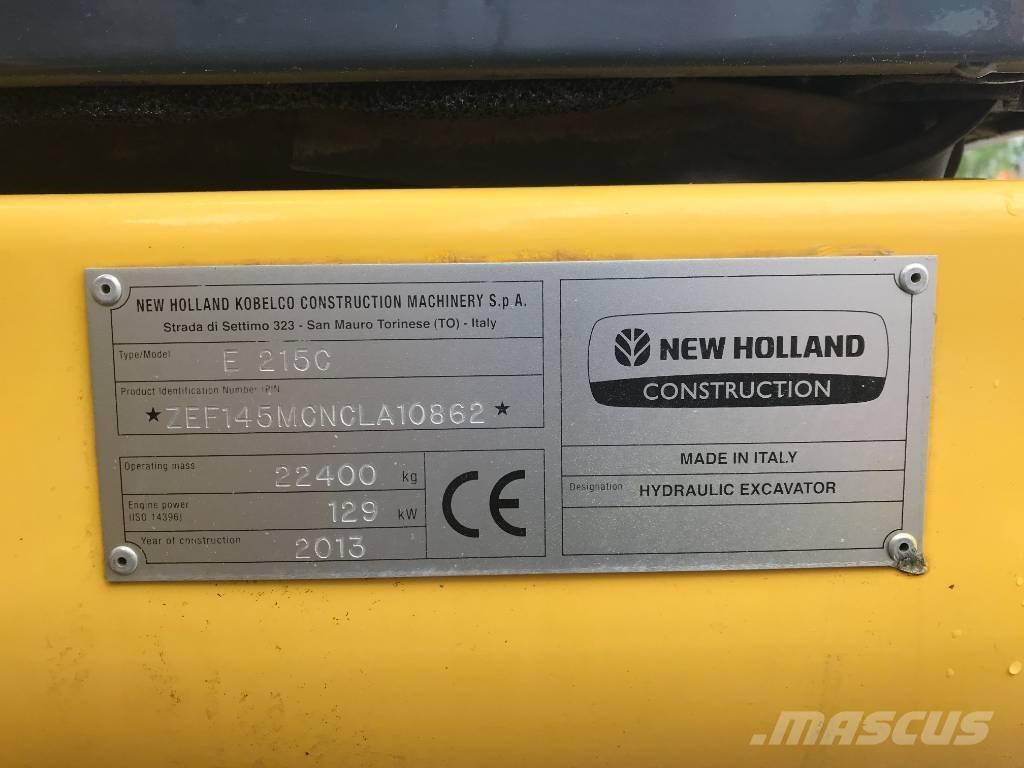 New Holland E 215 C Rupsgraafmachines