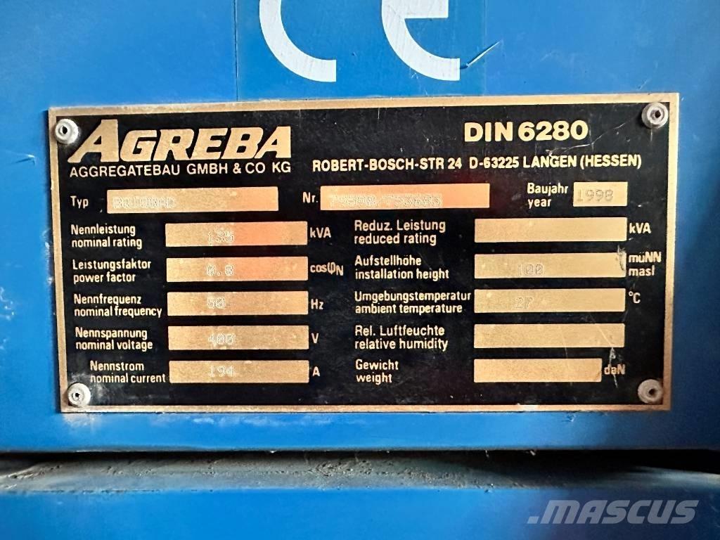 Cummins Agreba Diesel generatoren