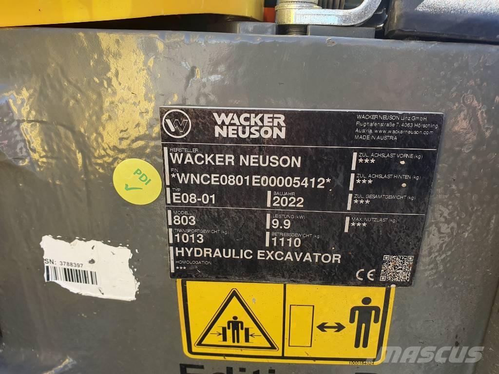 Wacker Neuson 803 Rupsgraafmachines