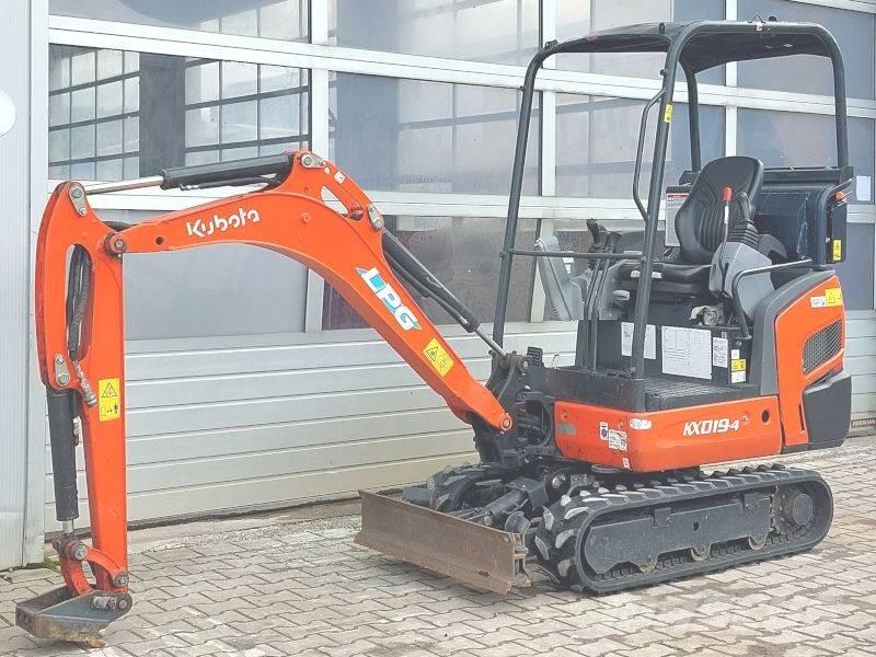 Kubota KX 019-4 LPG Minigraafmachines < 7t