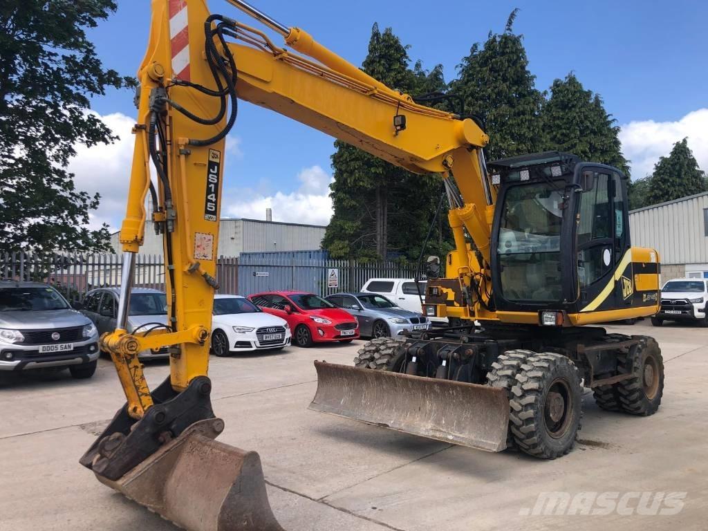 JCB JS145W Wielgraafmachines