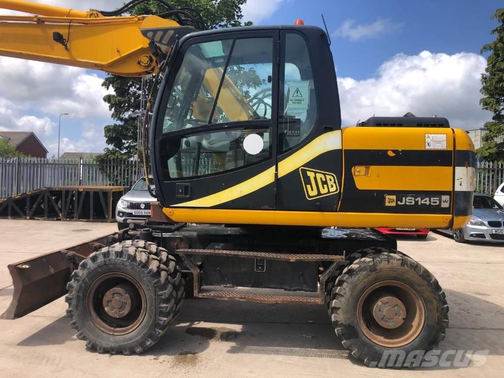 JCB JS145W Wielgraafmachines