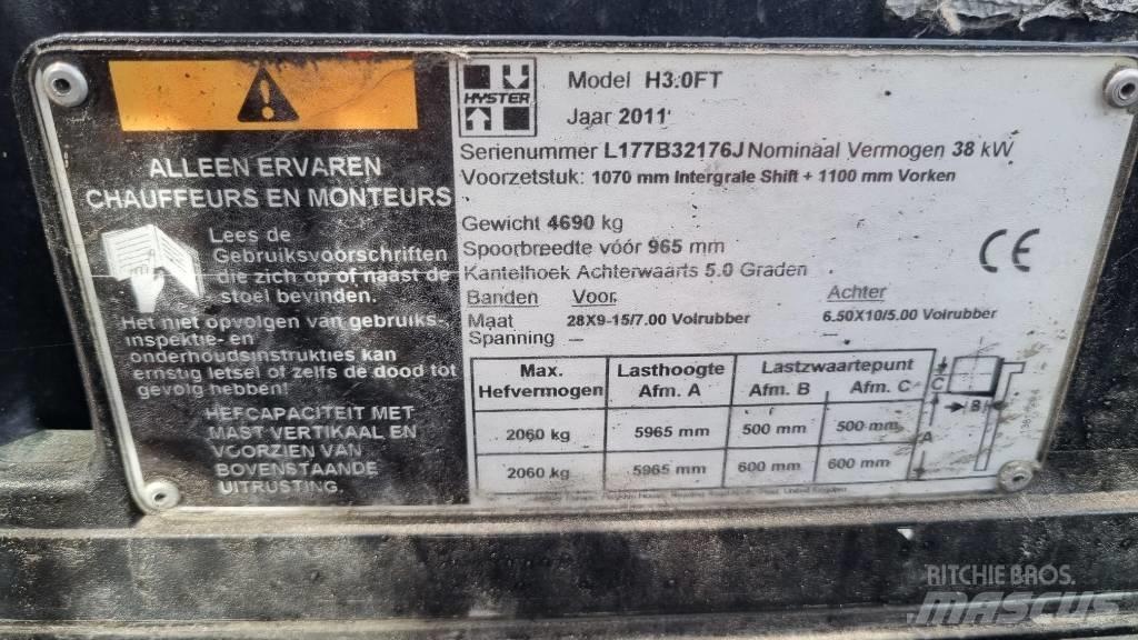 Hyster H 3.00 FT LPG heftrucks