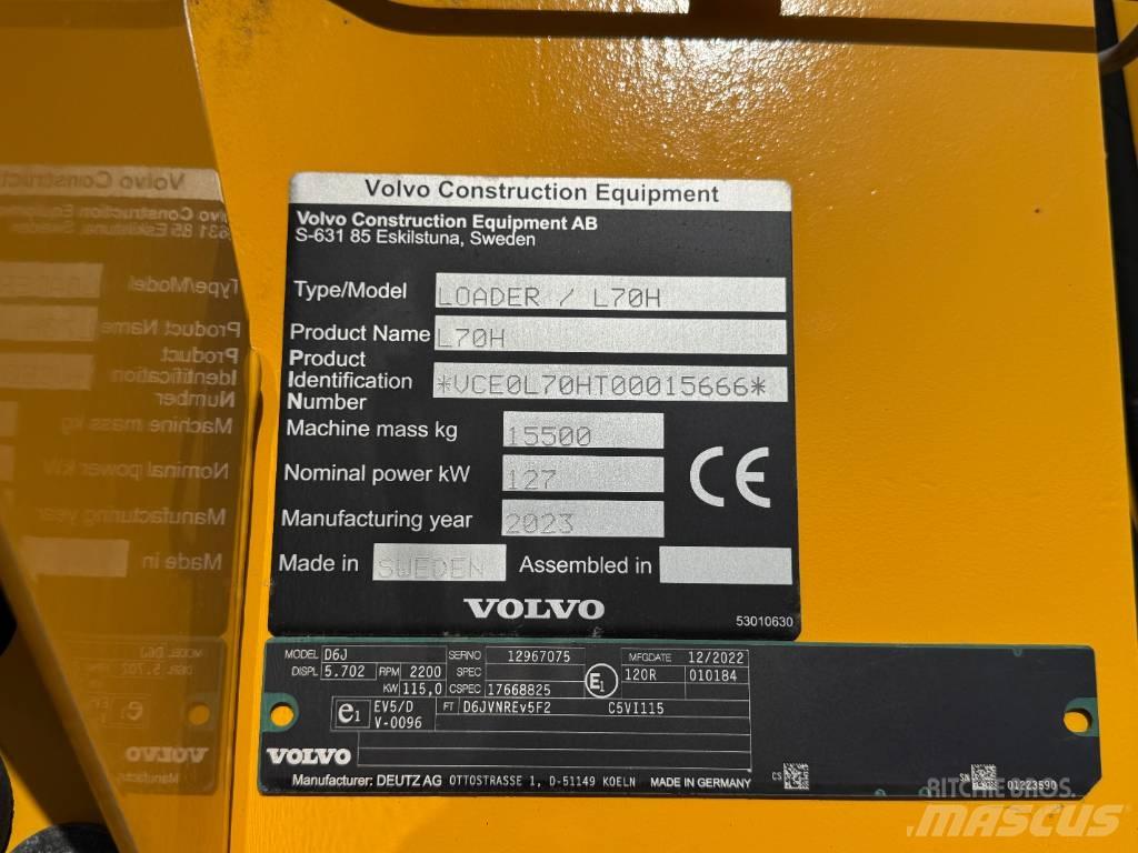 Volvo L 70 H Wielladers