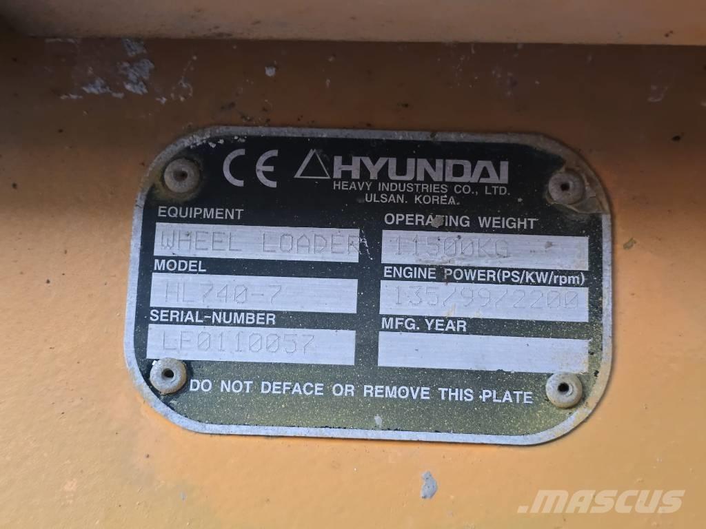 Hyundai 740-7 Wielladers