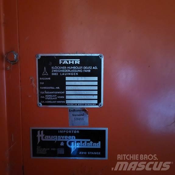 Fahr M 750 Maaidorsmachines