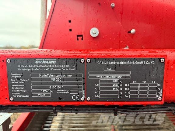 Grimme SE 260 - UB Aardappelrooiers