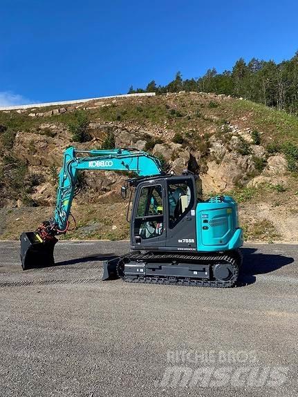 Kobelco SK75SR-7 Midigraafmachines 7t - 12t