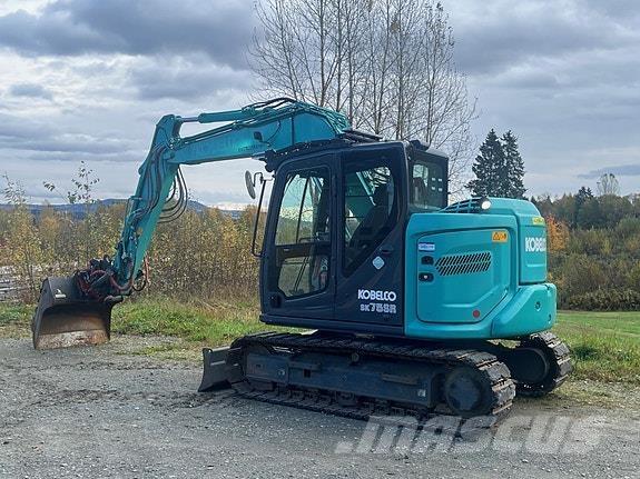 Kobelco SK75SR-7 Rupsgraafmachines