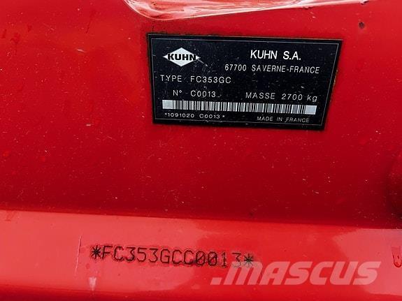 Kuhn FC353 GC Maaiers