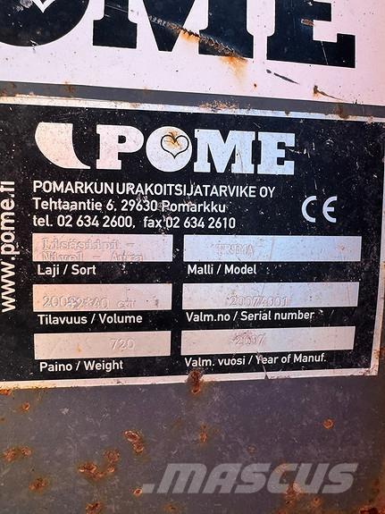 Pome 280 Trima Sneeuwschuivers en -ploegen