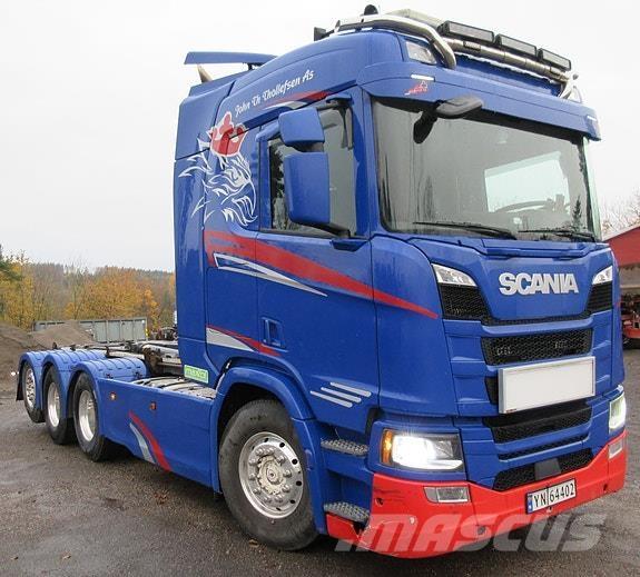 Scania R500 8x4*4 Containertrucks met kabelsysteem