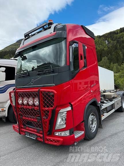 Volvo FH 540 Containertrucks met kabelsysteem