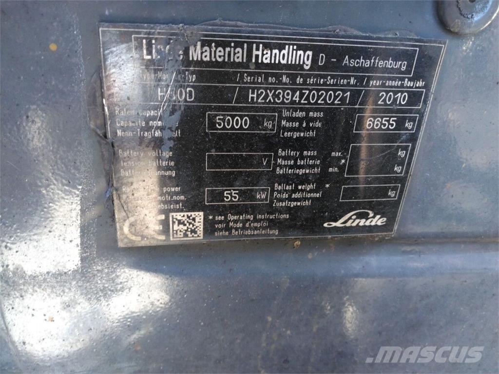 Linde H50D Laden en Lossen - overige