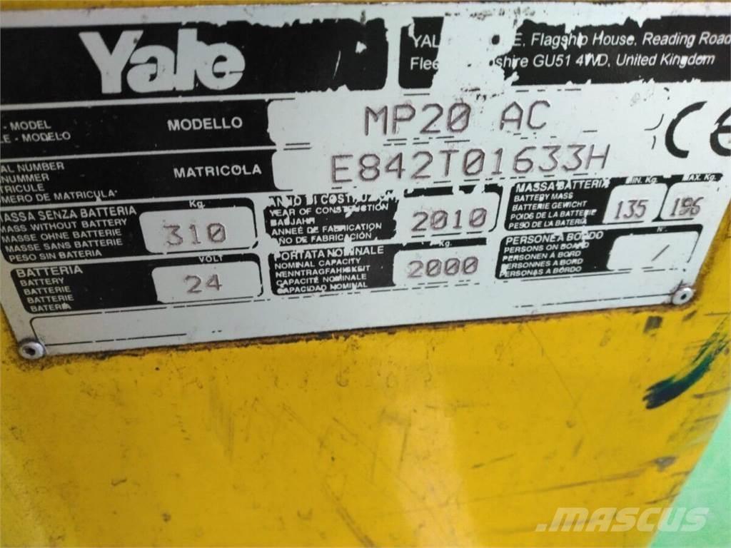 Yale MP20 Electro-pallettrucks