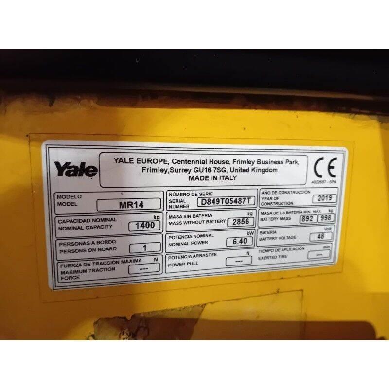 Yale MR14 Reachtruck voor hoog niveau
