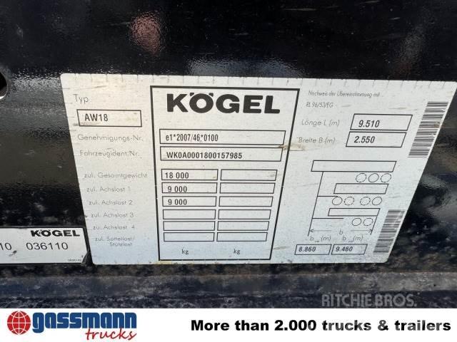 Kögel AW 18 Overige aanhangers