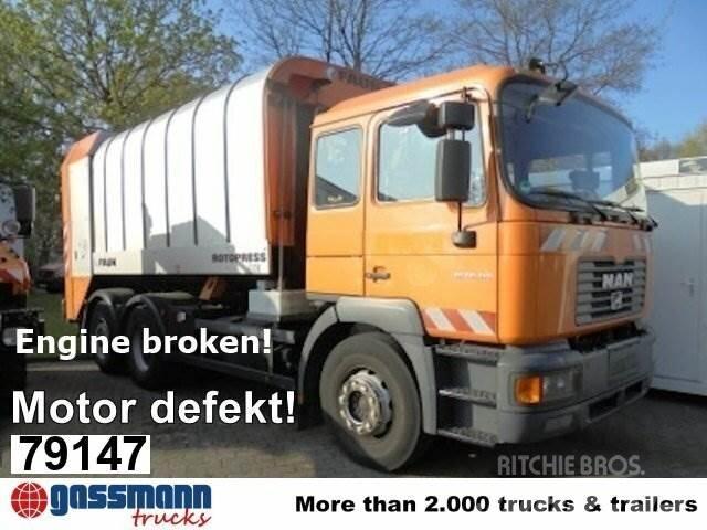MAN 26.314 6x2 Chassis met cabine
