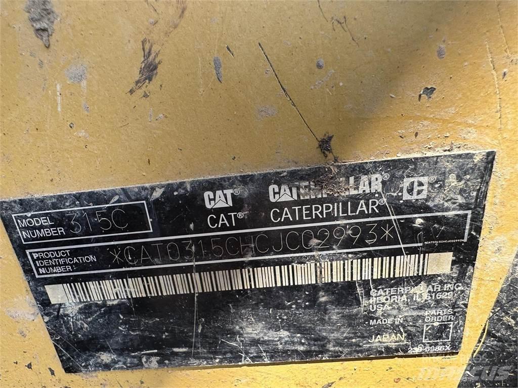 CAT 315C Rupsgraafmachines