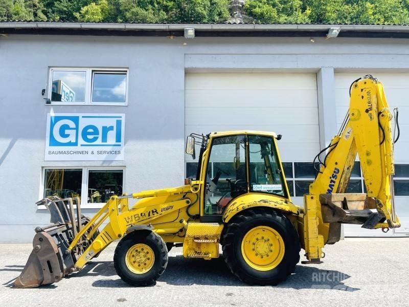 Komatsu WB97R-2 Graaf-laadcombinaties