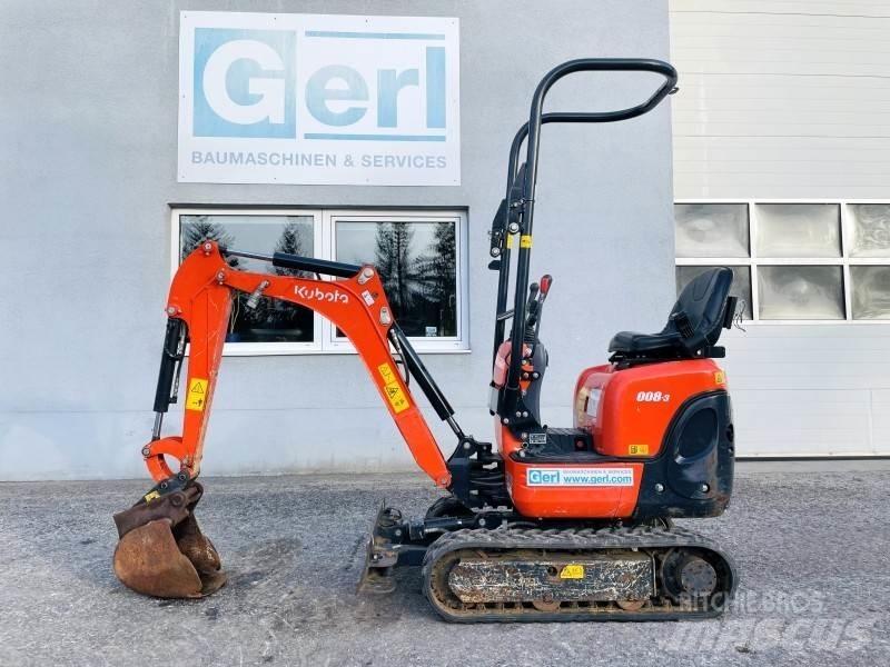 Kubota K008-3 Minigraafmachines < 7t