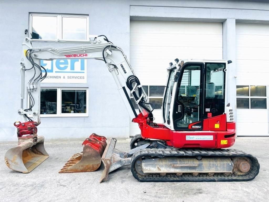 Takeuchi TB280FR Minigraafmachines < 7t