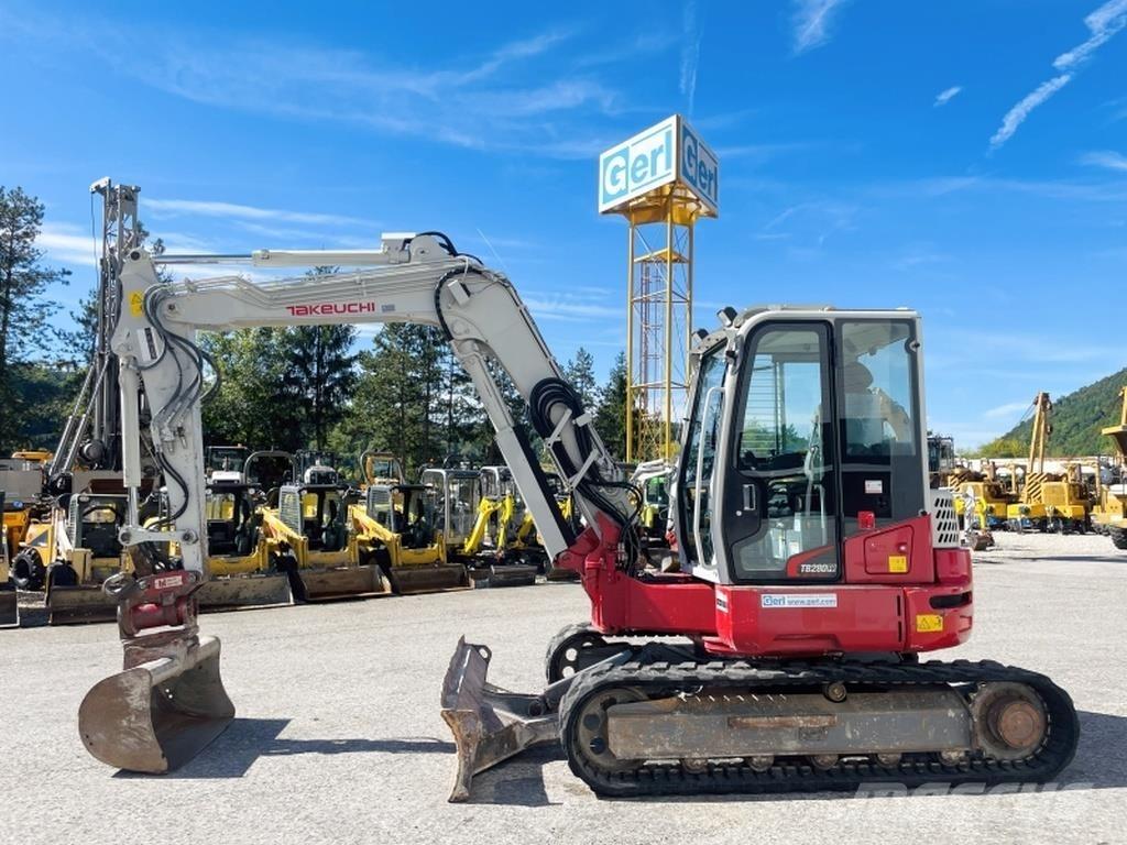 Takeuchi TB280FR Minigraafmachines < 7t