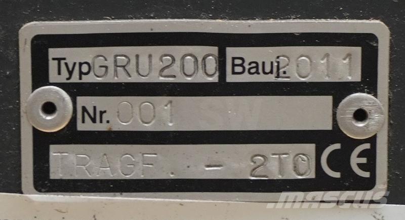 Gruma GRU 200 Overige gebruikte aanbouwapparatuur en componenten
