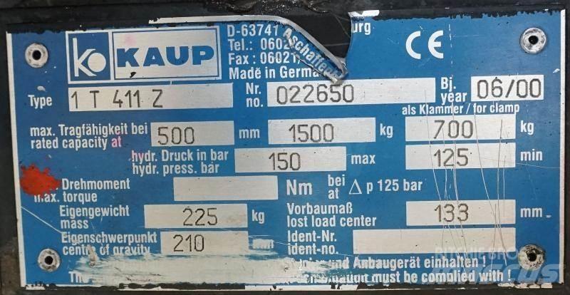 Kaup 1T411Z Overige gebruikte aanbouwapparatuur en componenten