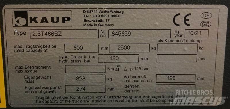 Kaup 2,5T466BZ Overige gebruikte aanbouwapparatuur en componenten