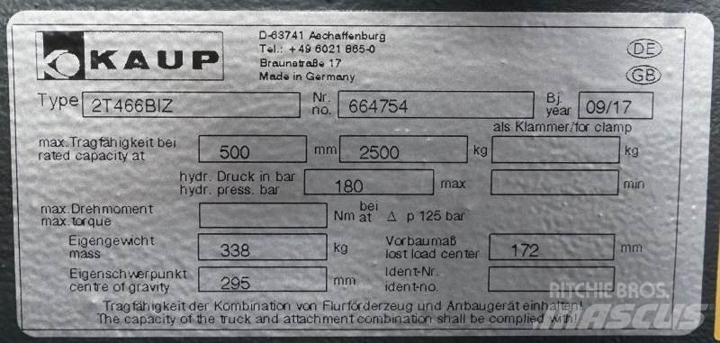 Kaup 2T466BIZ Overige gebruikte aanbouwapparatuur en componenten