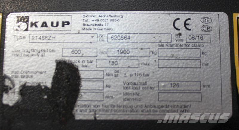 Kaup 2T466ZH Overige gebruikte aanbouwapparatuur en componenten