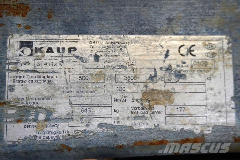 Kaup 3T411ZA Overige gebruikte aanbouwapparatuur en componenten