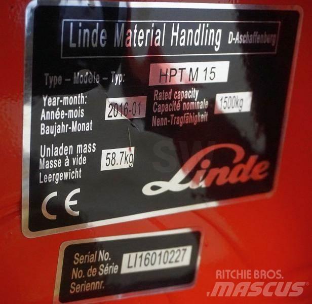 Linde HPT M 15 Steekwagentje