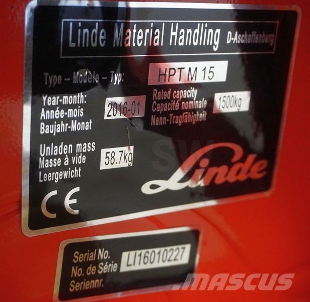 Linde HPT M 15 Steekwagentje