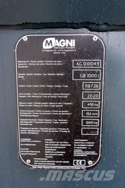 Magni 1000 L Laden en Lossen - overige