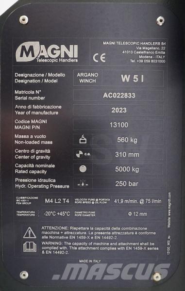 Magni W 5 I Laden en Lossen - overige