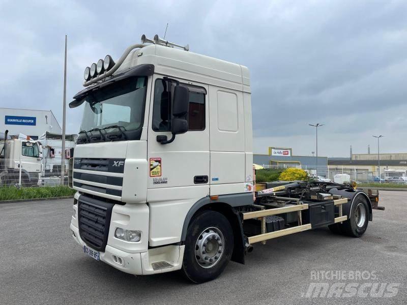 DAF XF105 460 Containertrucks met kabelsysteem