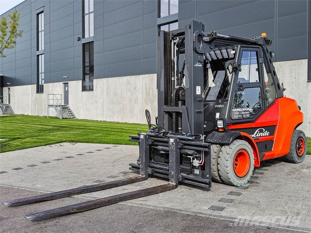 Linde H 80T/900/396 LPG heftrucks