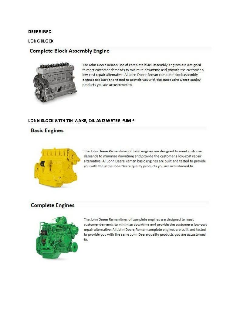 John Deere 4045 Motoren
