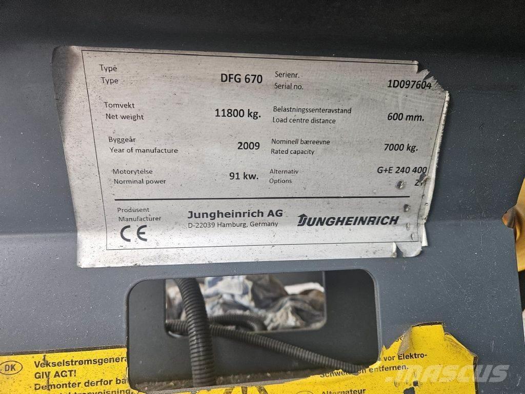 Jungheinrich DFG670 Diesel heftrucks