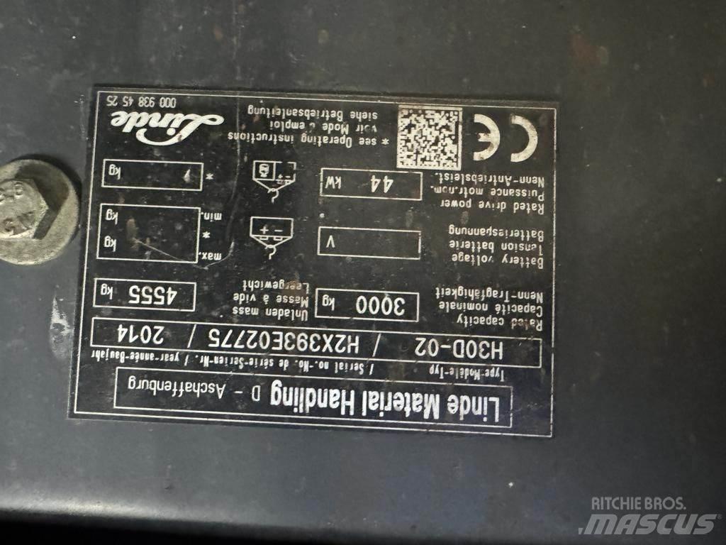 Linde H30D-02 Diesel heftrucks