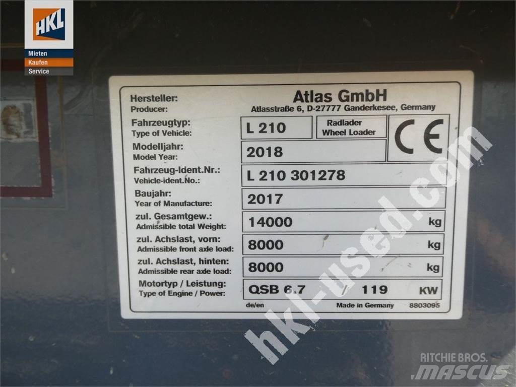 Atlas L 210 Wielladers