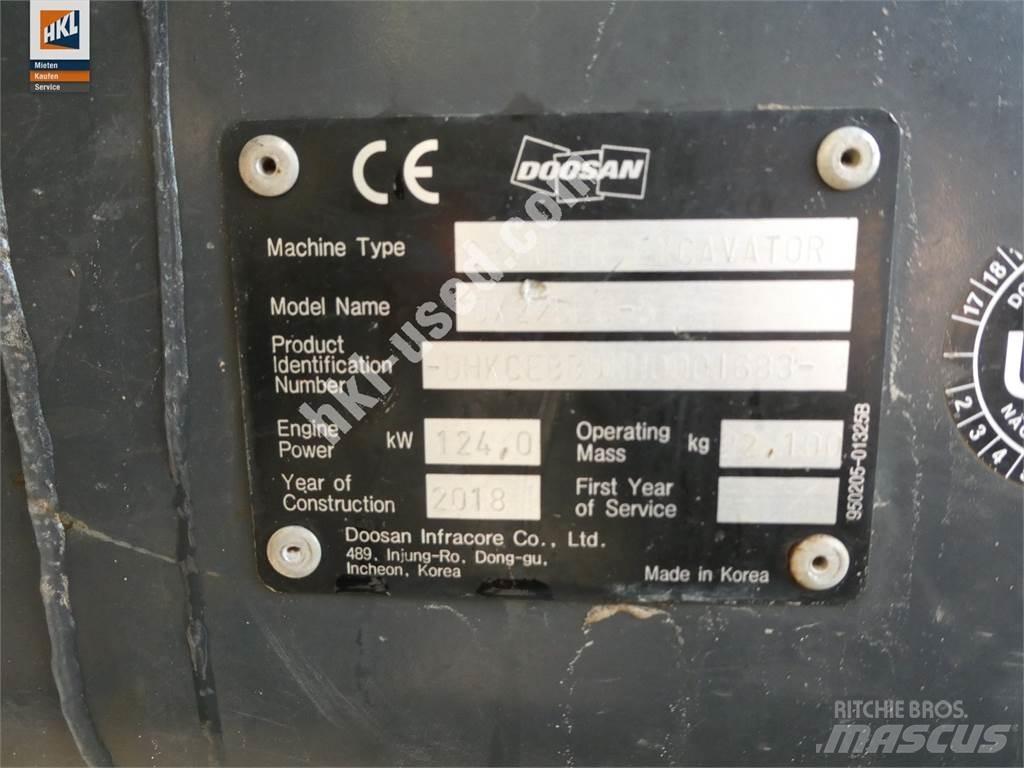 Doosan DX 225 LC-5 Rupsgraafmachines