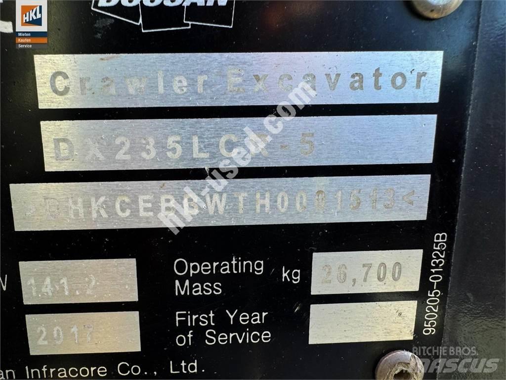Doosan DX 235 LCR-5 Rupsgraafmachines