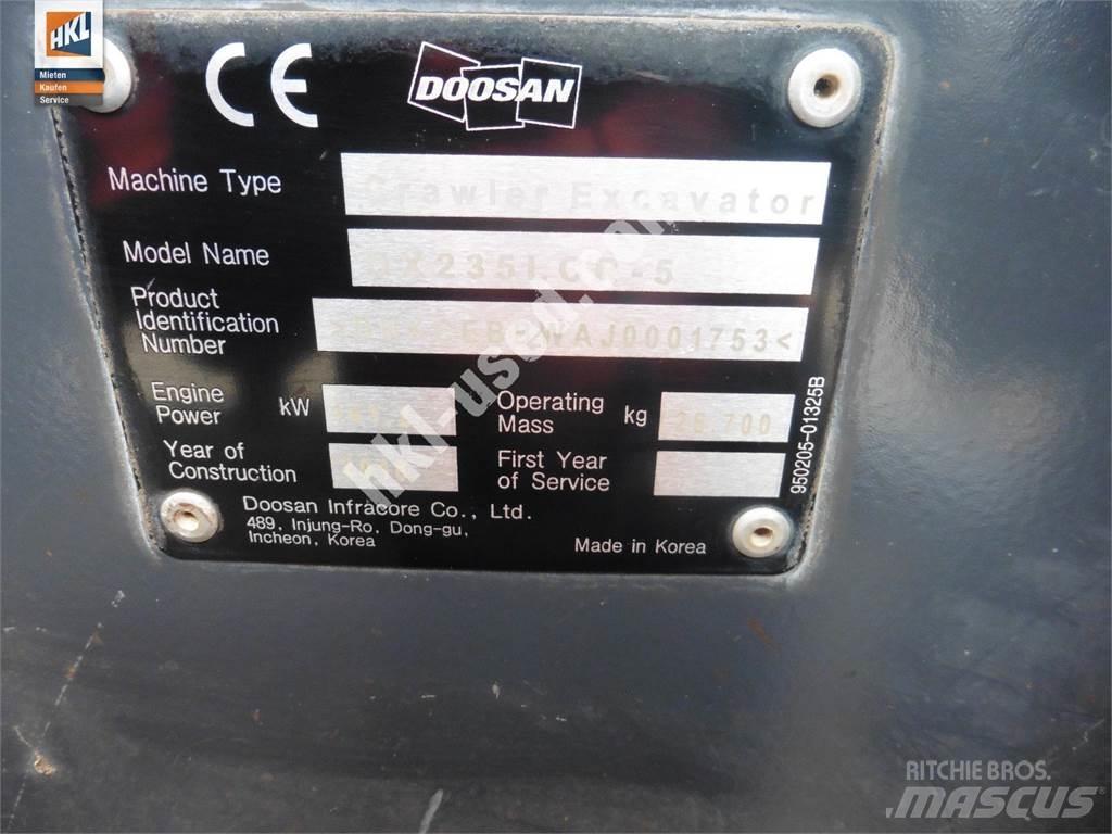Doosan DX 235 LCR-5 Rupsgraafmachines