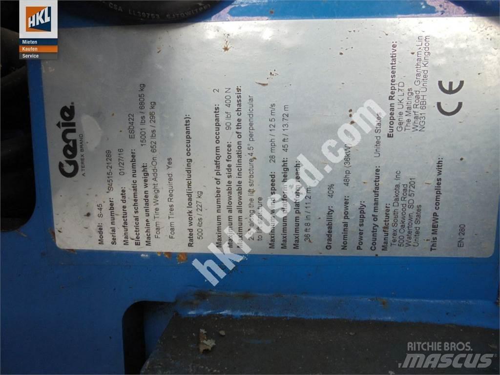 Genie S 45 Bouw - Overige